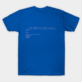 Commodore Boot Screen Tape Load T-Shirt